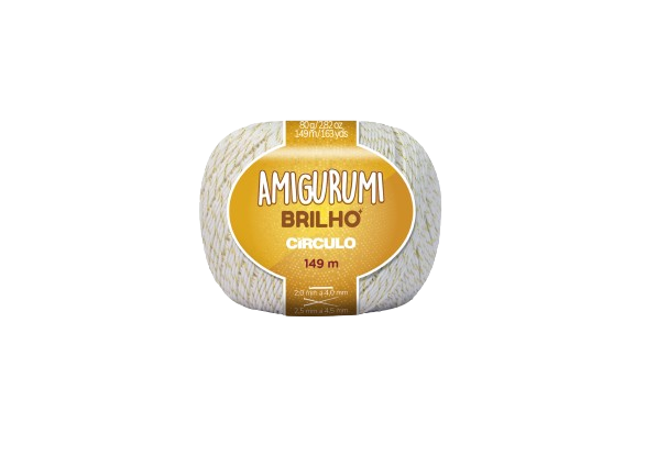 HILO AMIGURUMI BRILHO 8001 BRANCO